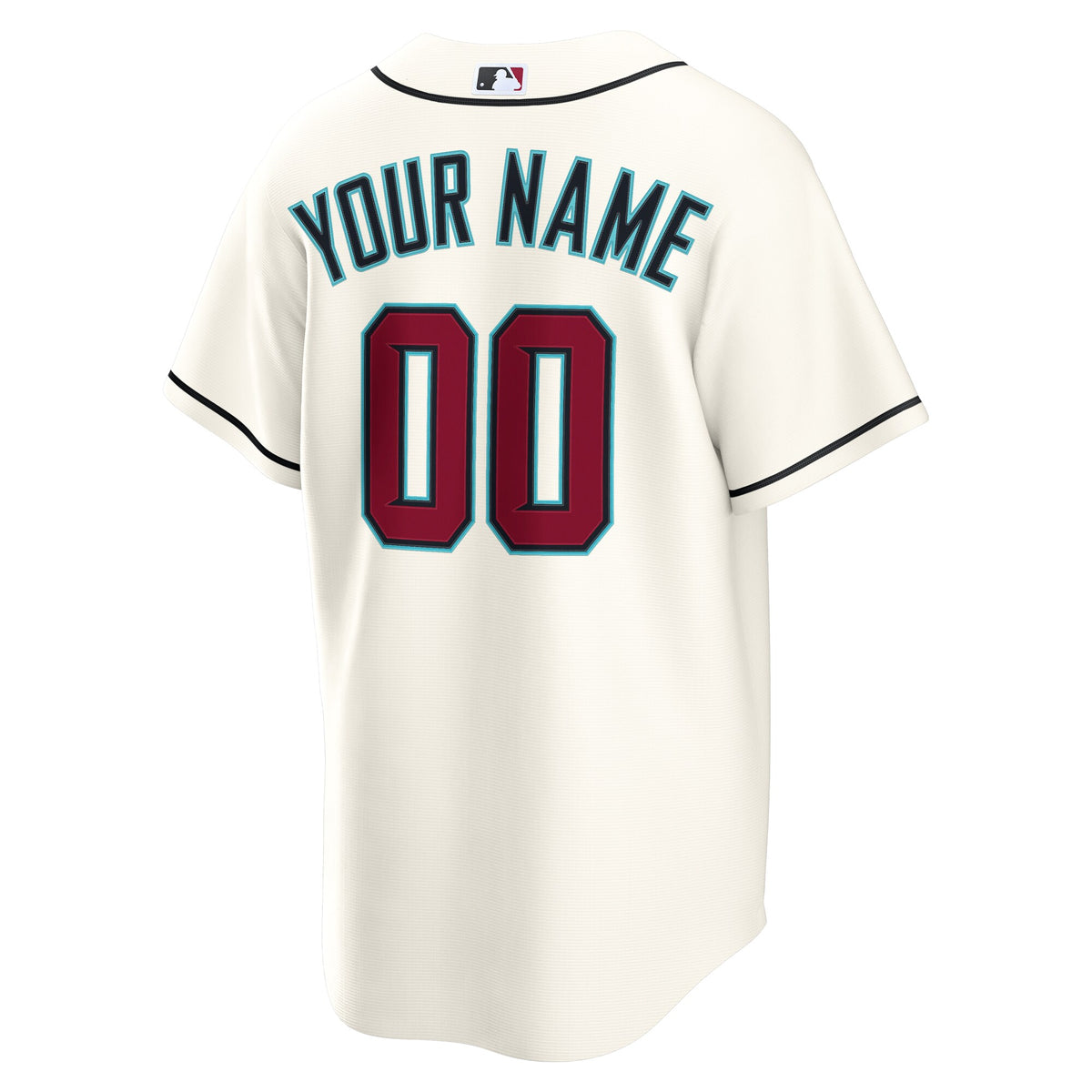 Arizona Diamondbacks Cream Home Custom Replica Jersey