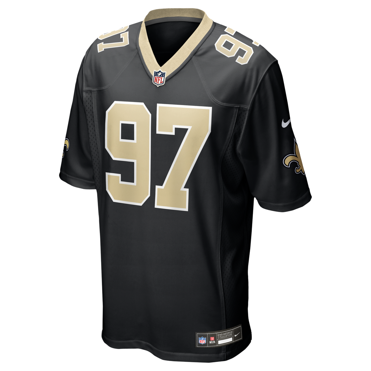 New Orleans Saints Khristian Boyd Black Game Jersey