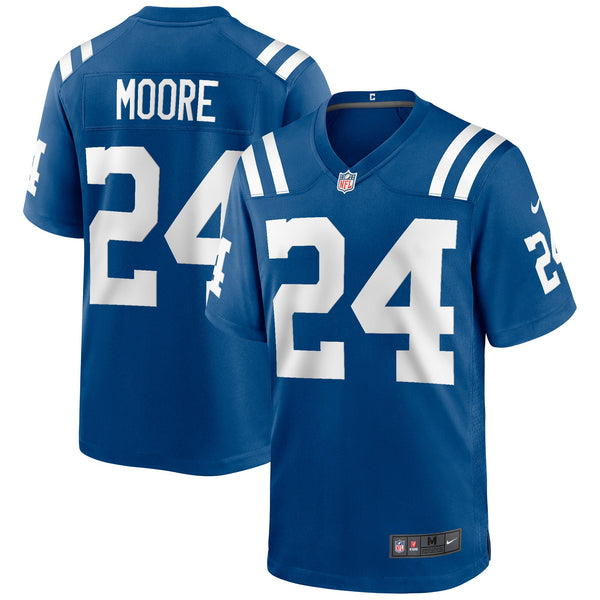 Indianapolis Colts Lenny Moore Royal Game Retired Player Jersey