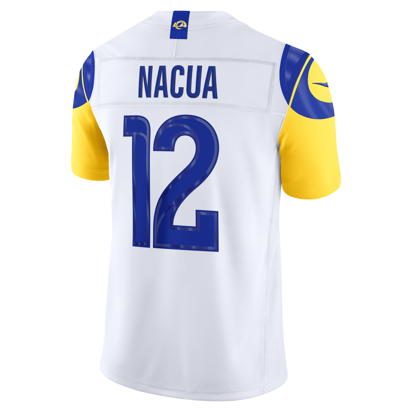 Los Angeles Rams Puka Nacua Nike White Vapor F.U.S.E. Stitched Limited Jersey
