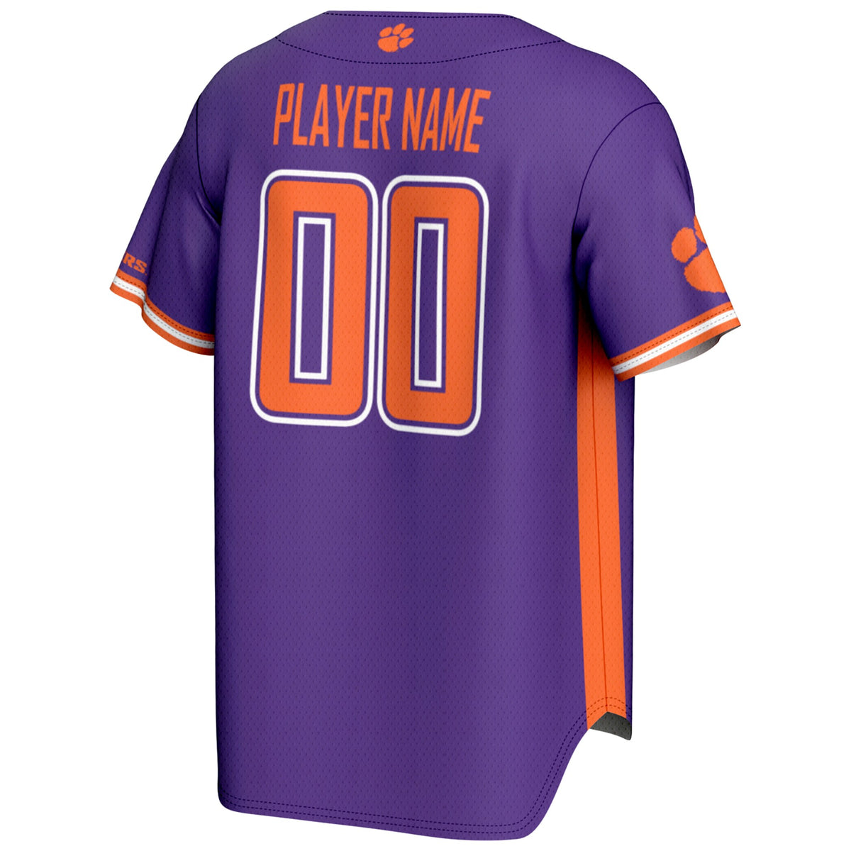 Clemson Tigers GameDay Greats NIL Pick-A-Player Lightweight Baseball Jersey - Purple