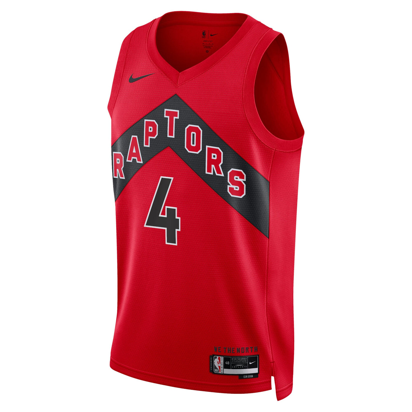 Toronto Raptors Nike Icon Edition Swingman Jersey - Red - Scottie Barnes