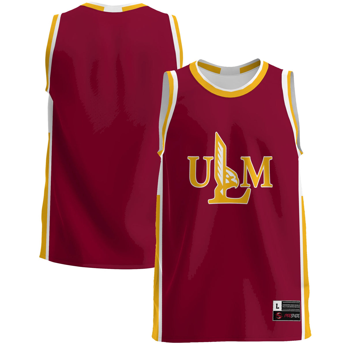 ULM Warhawks GameDay Greats Lightweight Basketball Jersey - Maroon