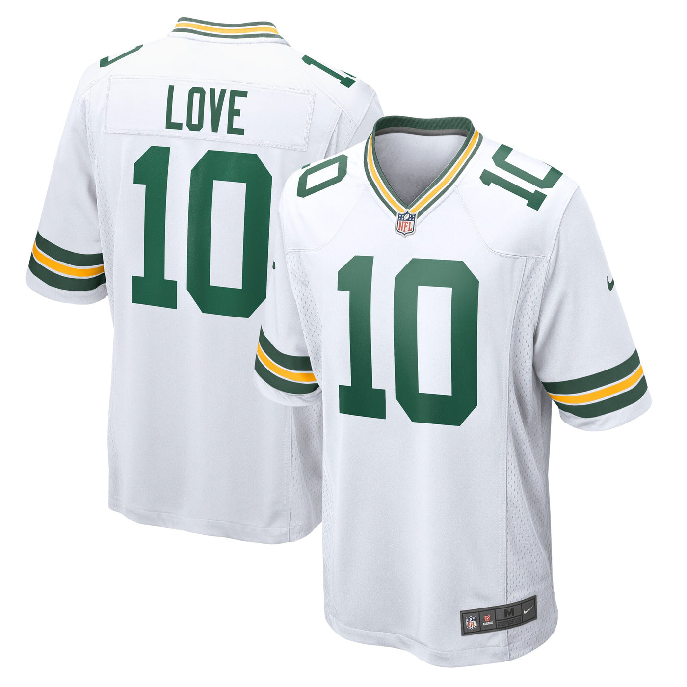 Green Bay Packers Jordan Love Nike White Game Jersey