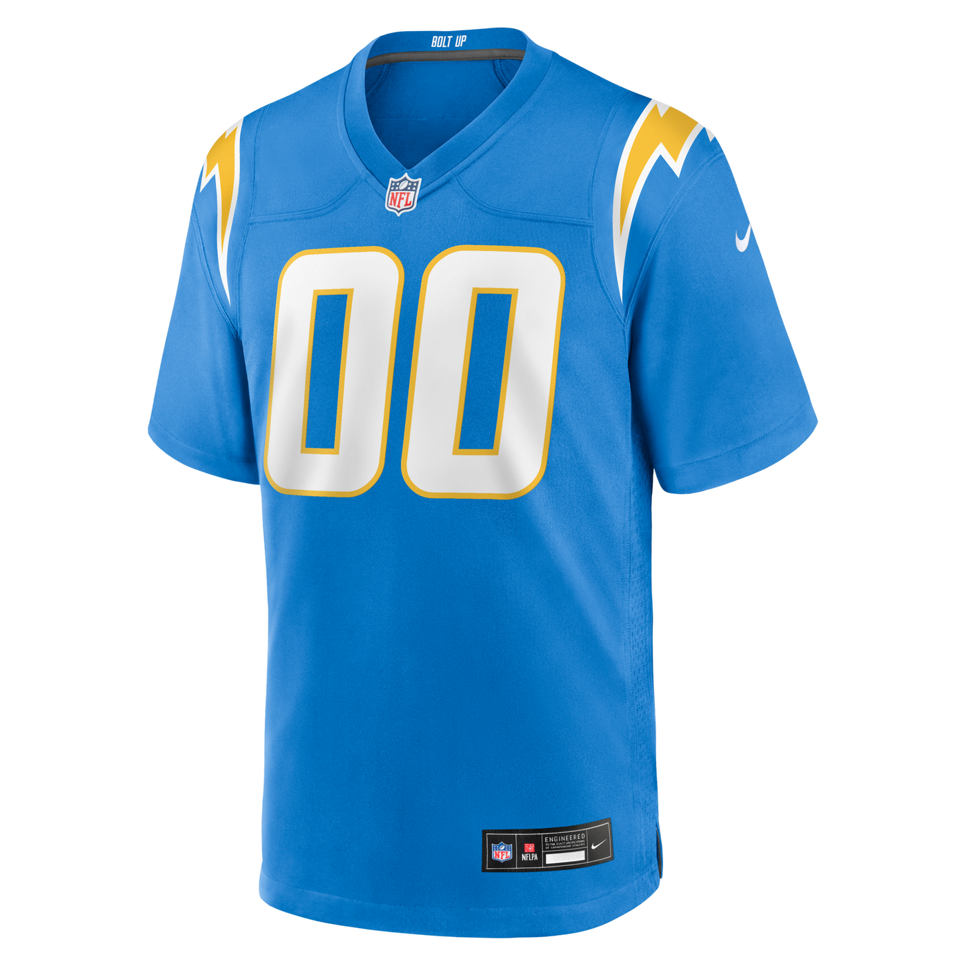 Los Angeles Chargers Nike Powder Blue Custom Game Jersey