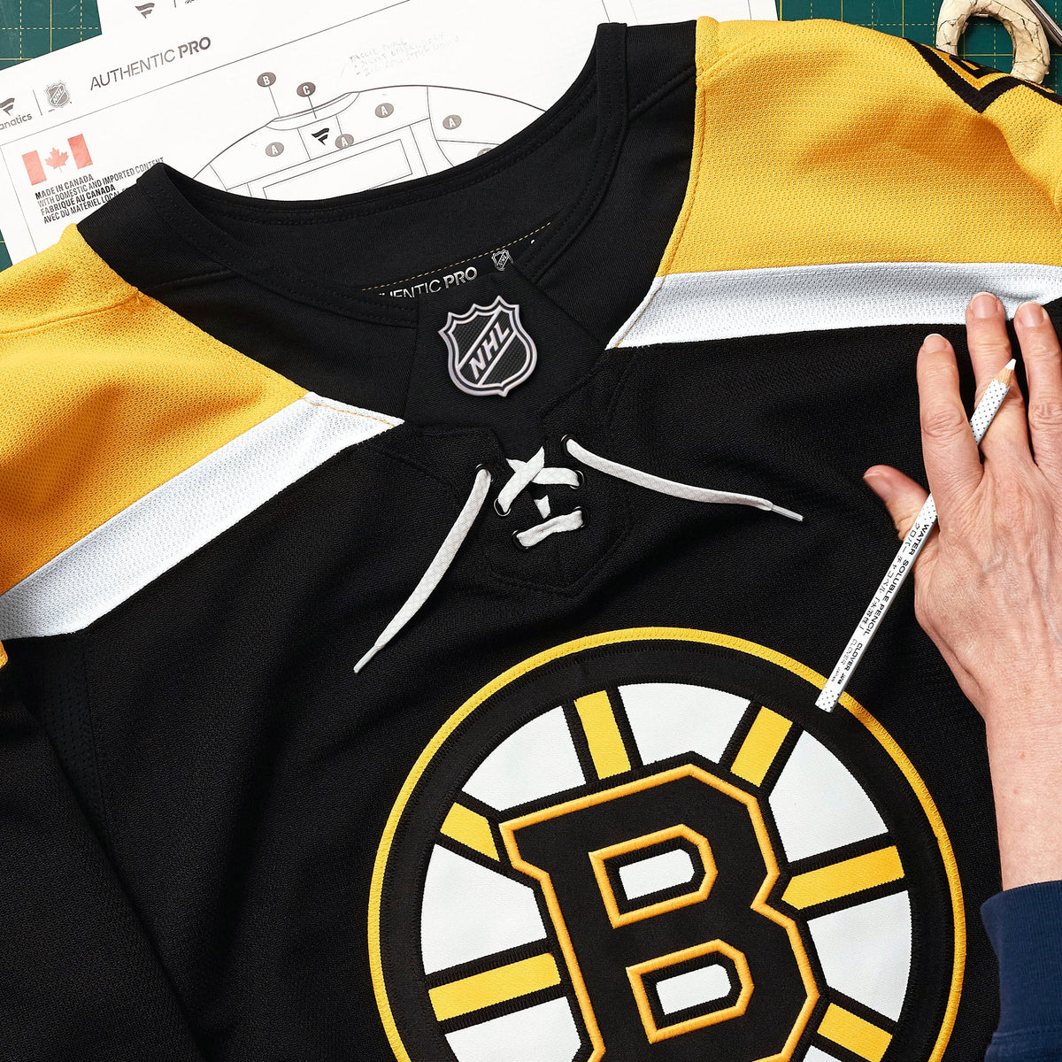 Boston Bruins Fanatics Black Home Authentic Pro Jersey