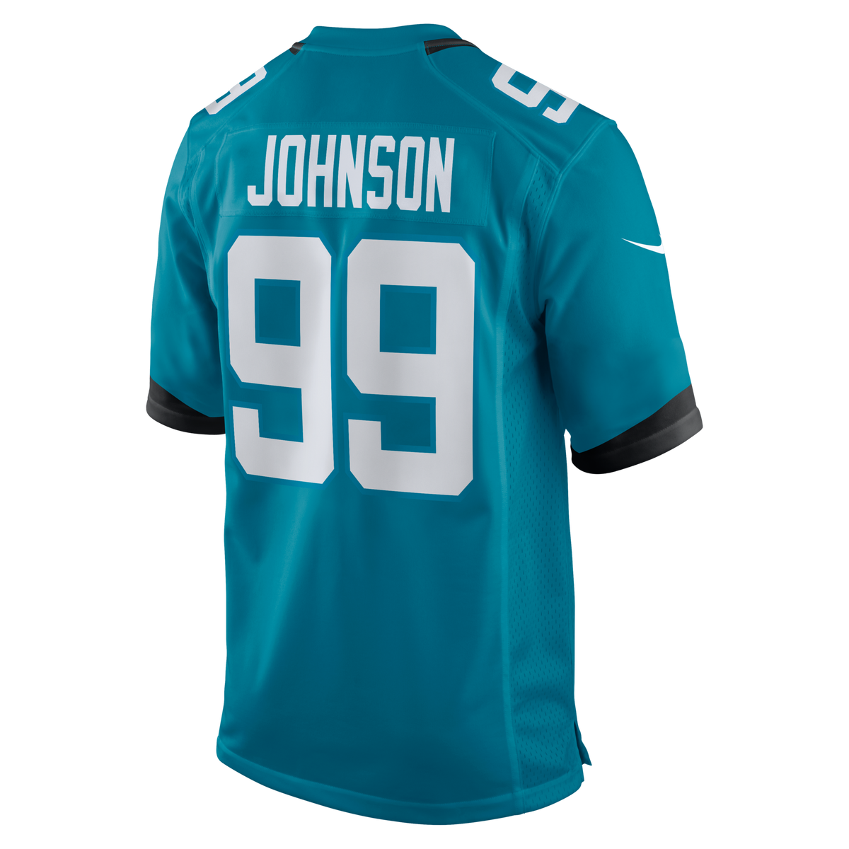 Jacksonville Jaguars Austin Johnson Teal Team Game Jersey