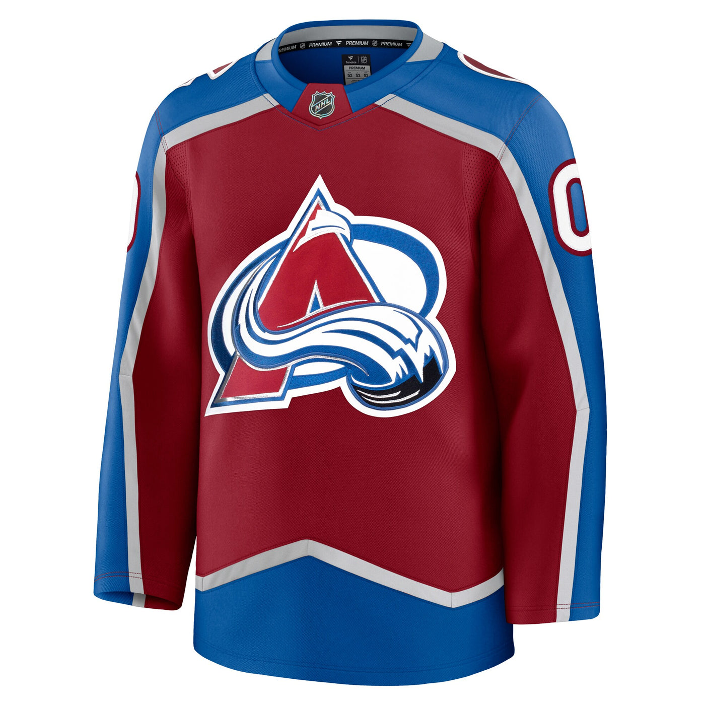 Colorado Avalanche Fanatics Burgundy Home Premium Custom Jersey