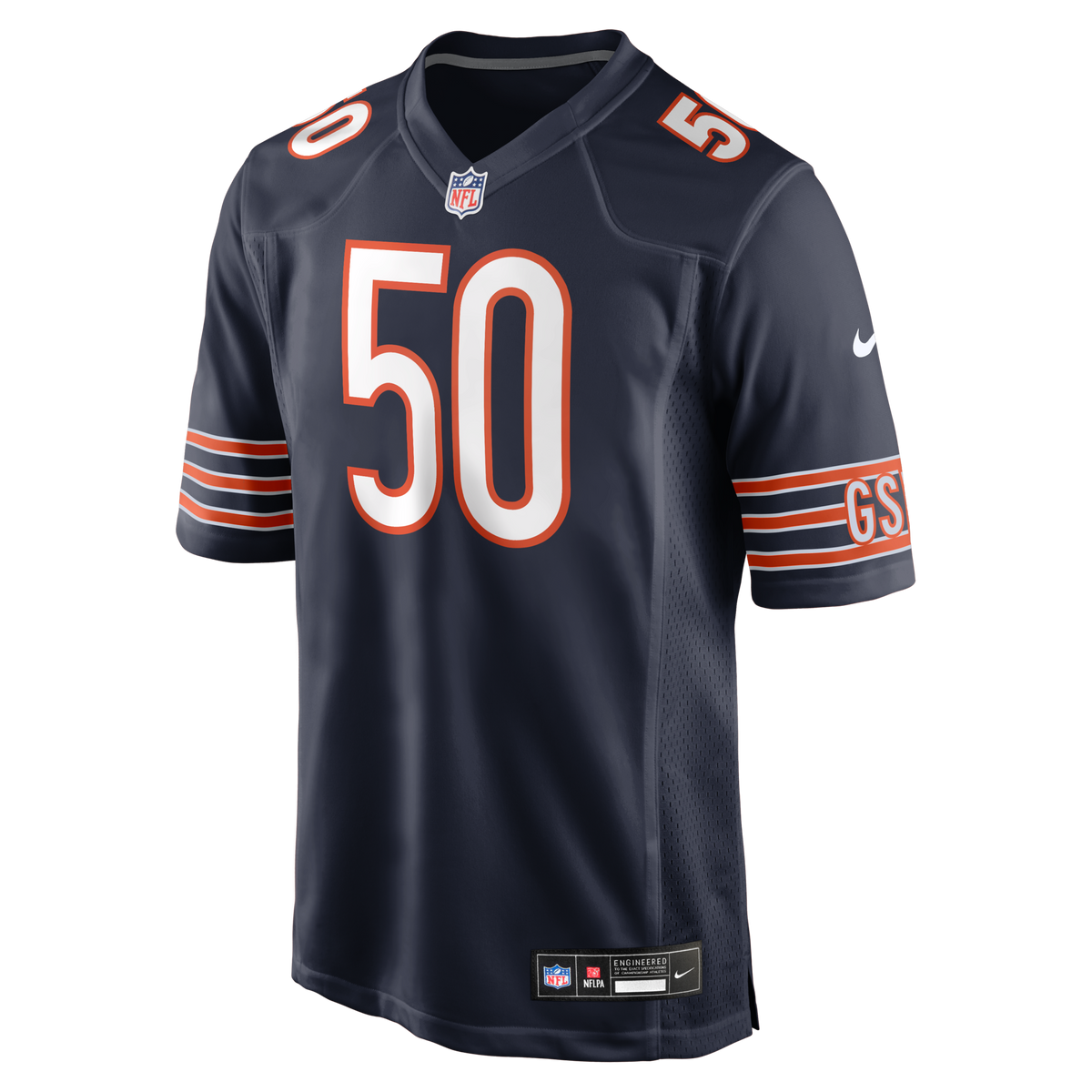 Chicago Bears Grady Jarrett Navy Team Game Jersey