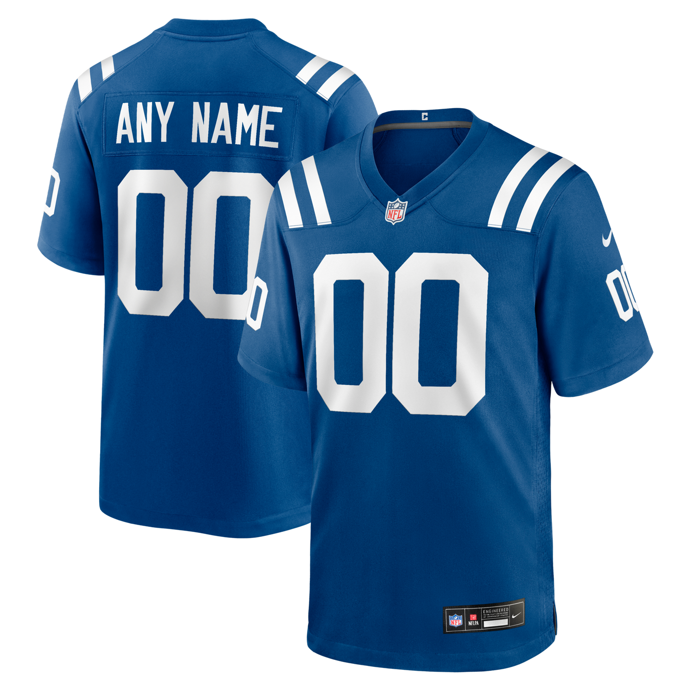 Nike Indianapolis Colts Royal Custom Game Jersey