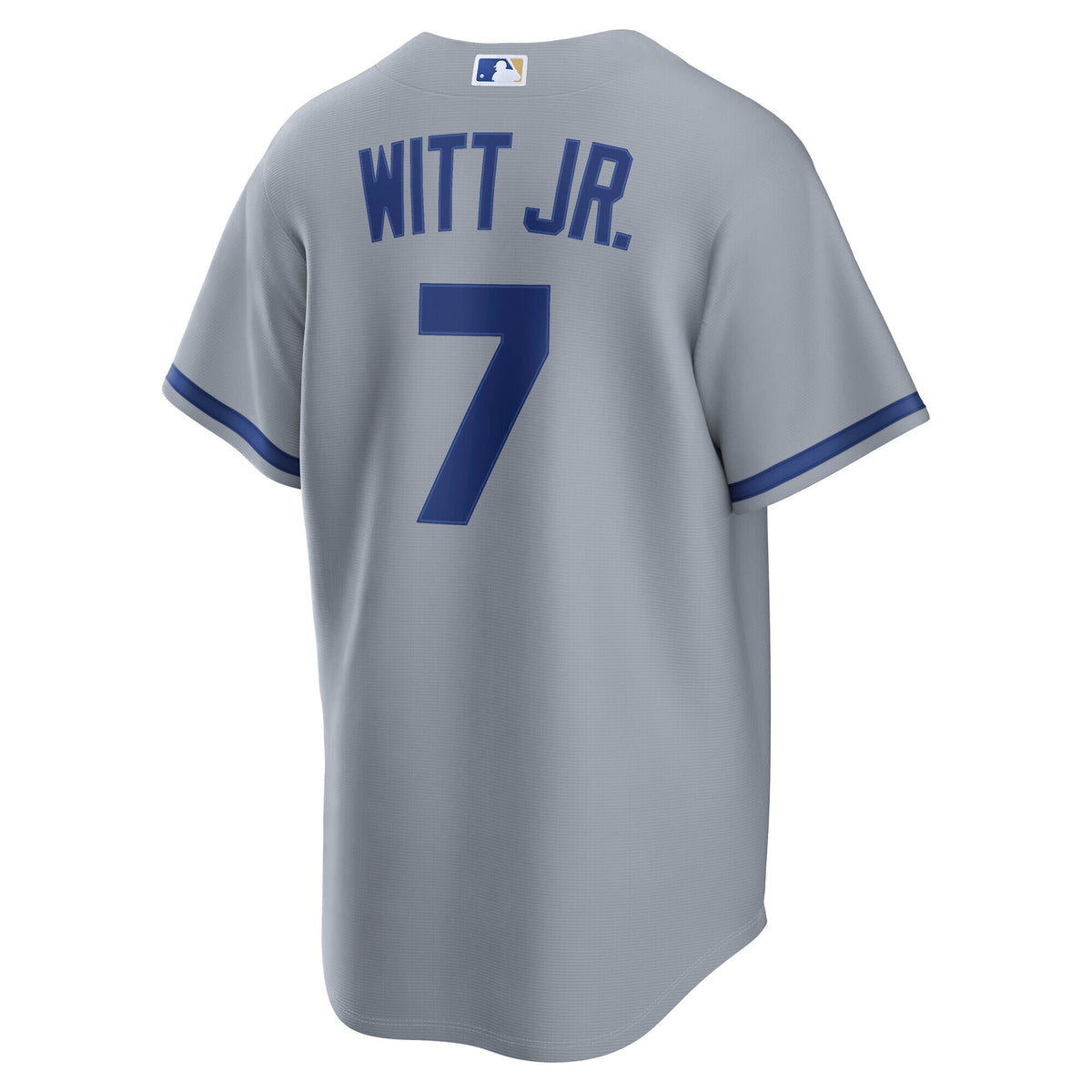 Kansas City Royals Bobby Witt Jr. Gray Road Replica Jersey