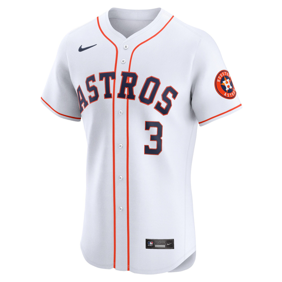 Houston Astros Jeremy Peña White Home Elite Player Jersey
