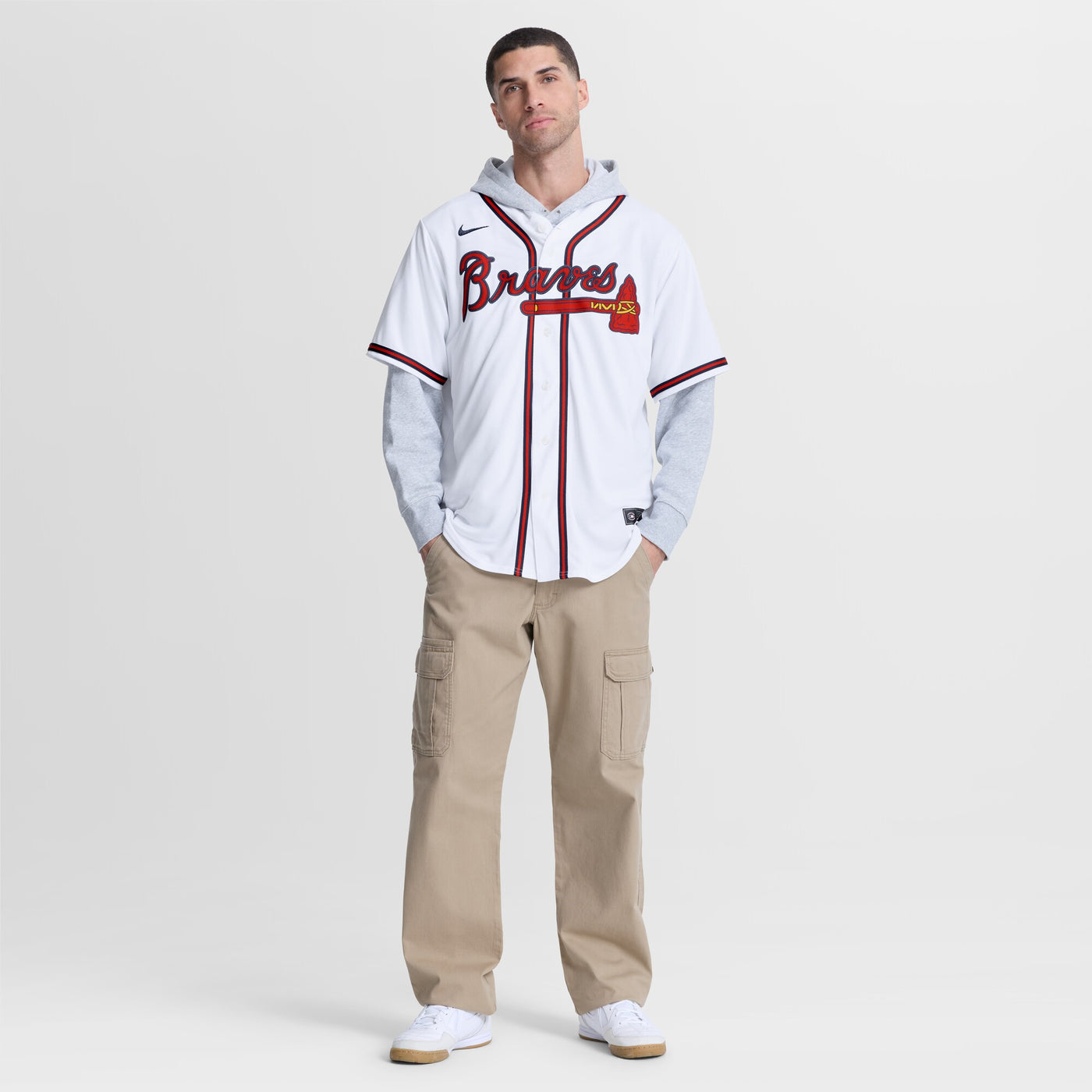 Atlanta Braves Drake Baldwin Nike White Home Replica Jersey