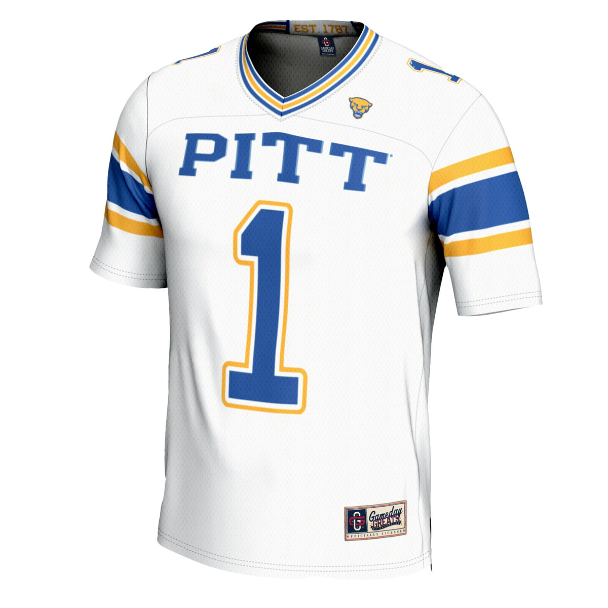 #1 Pitt Panthers GameDay Greats Football Jersey - Cardinal