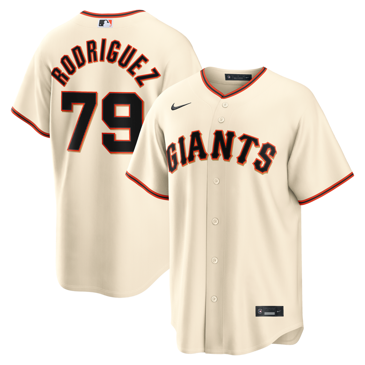 San Francisco Giants Jesus Rodriguez Cream Home Replica Jersey
