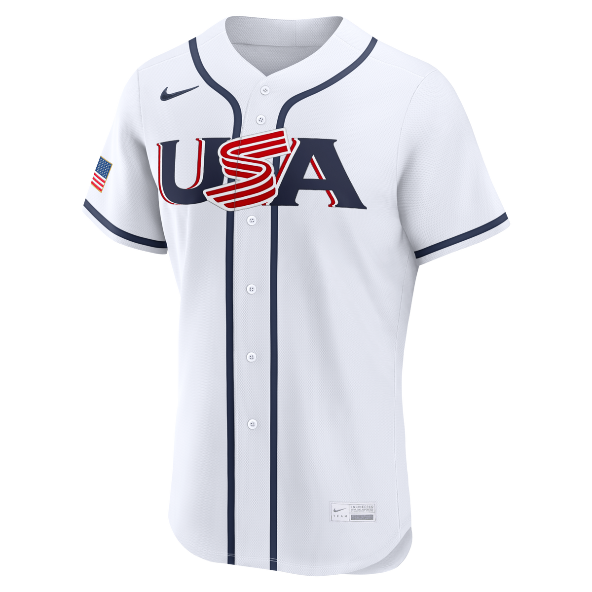 USA Baseball Cal Raleigh White 2026 World Baseball Classic Home Authentic Jersey