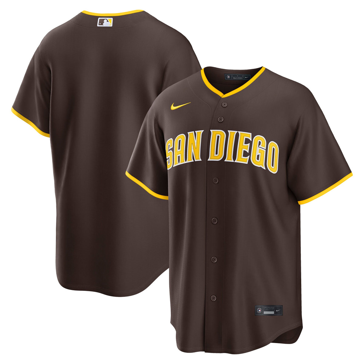San Diego Padres Brown Road Replica Jersey