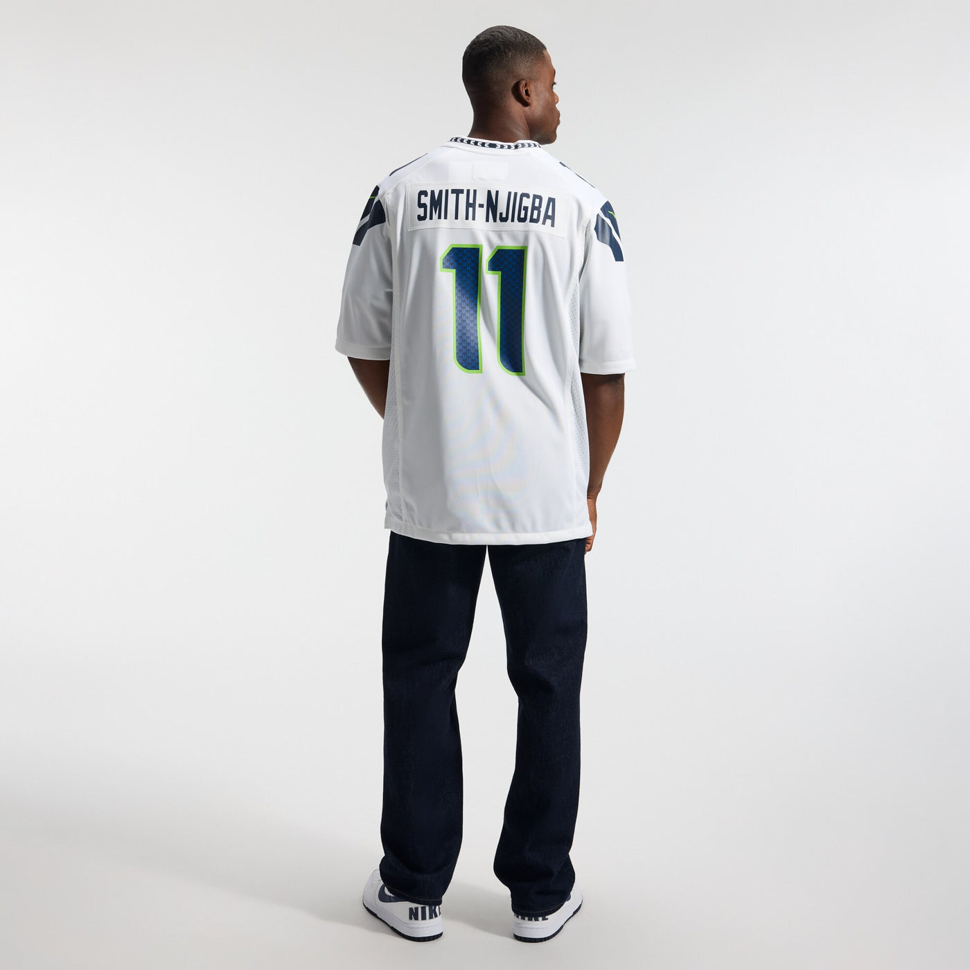 Seattle Seahawks Jaxon Smith-Njigba Nike White Game Jersey