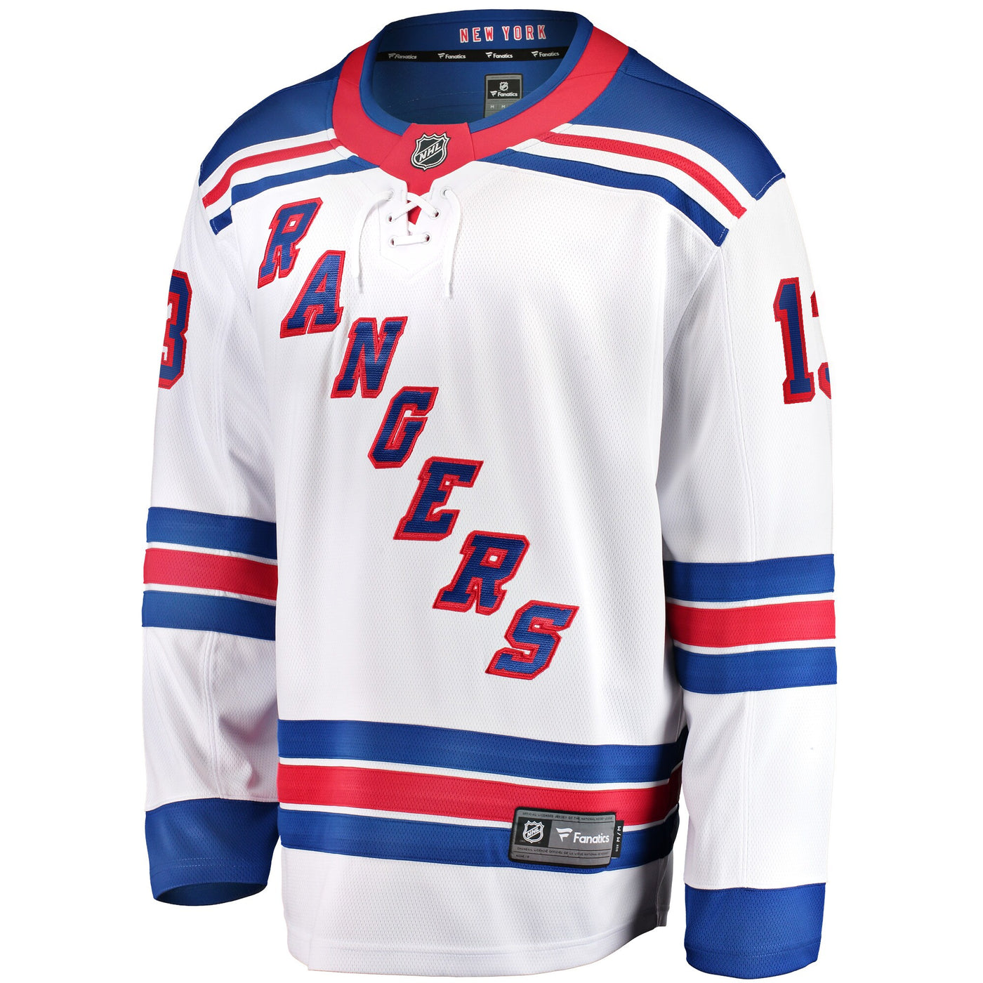 New York Rangers Alexis Lafreniere Fanatics White Breakaway Jersey