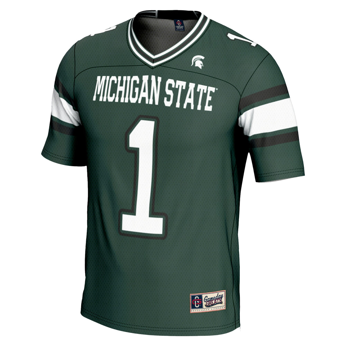 #1 Michigan State Spartans GameDay Greats Endzone Football Jersey - Green