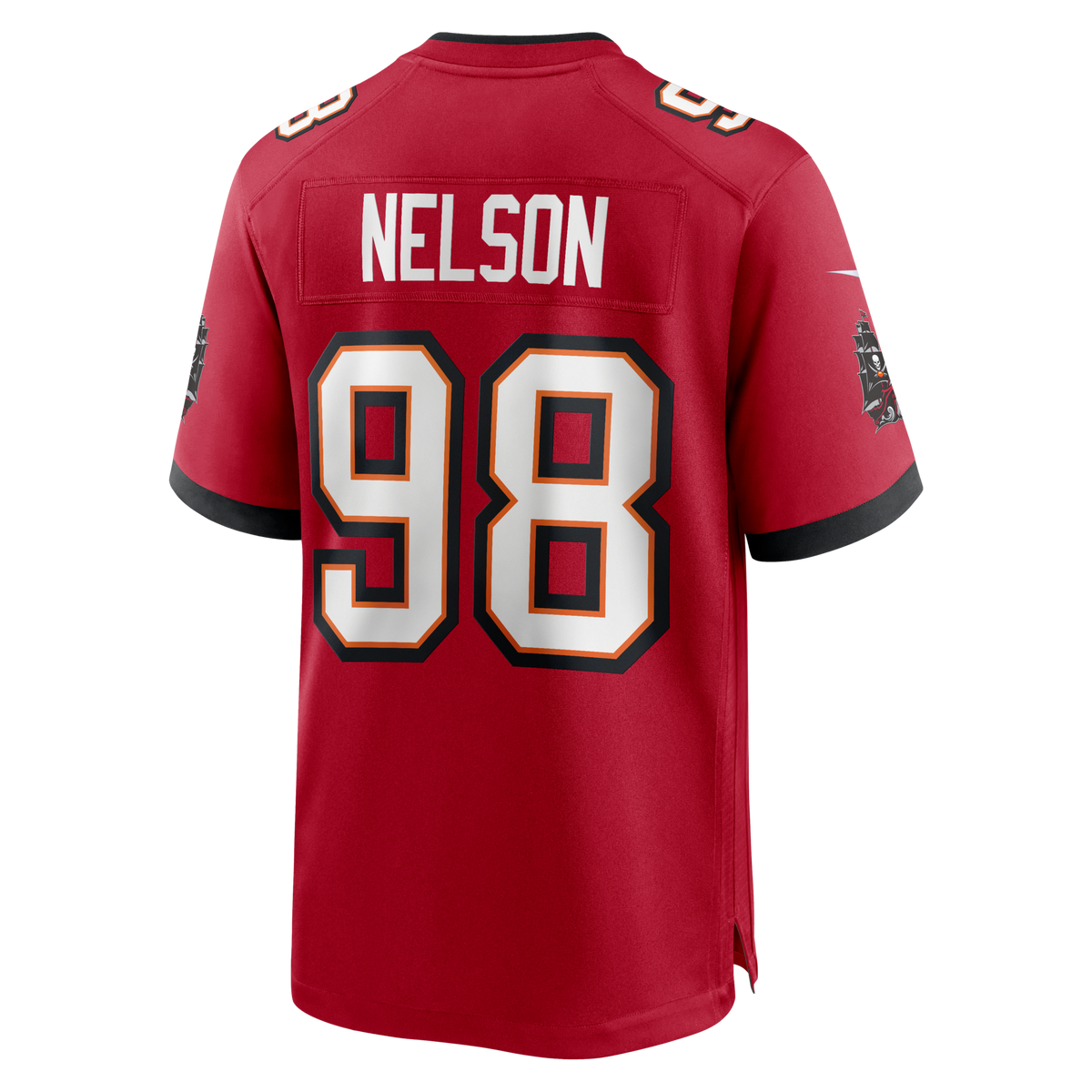 Tampa Bay Buccaneers Anthony Nelson Nike Red Game Jersey