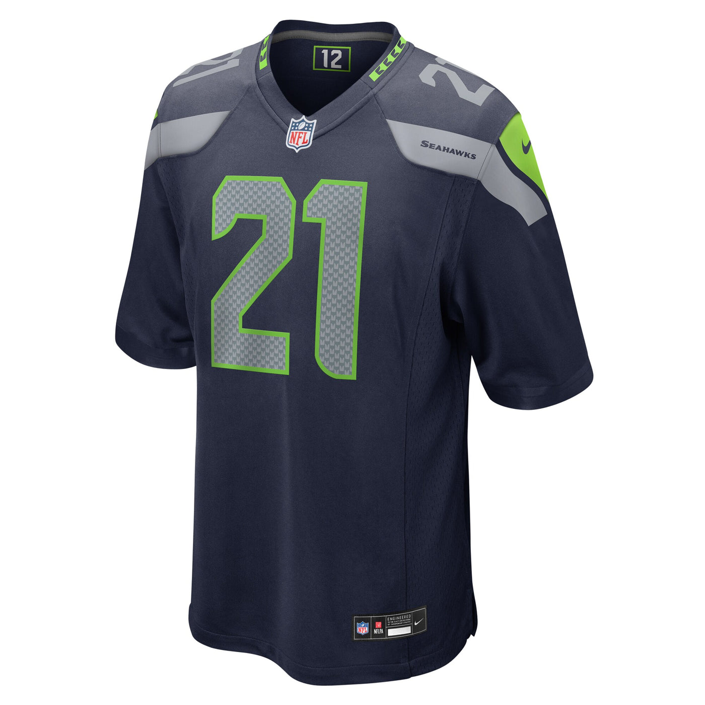 Seattle Seahawks Devon Witherspoon Nike College Navy Game Jersey