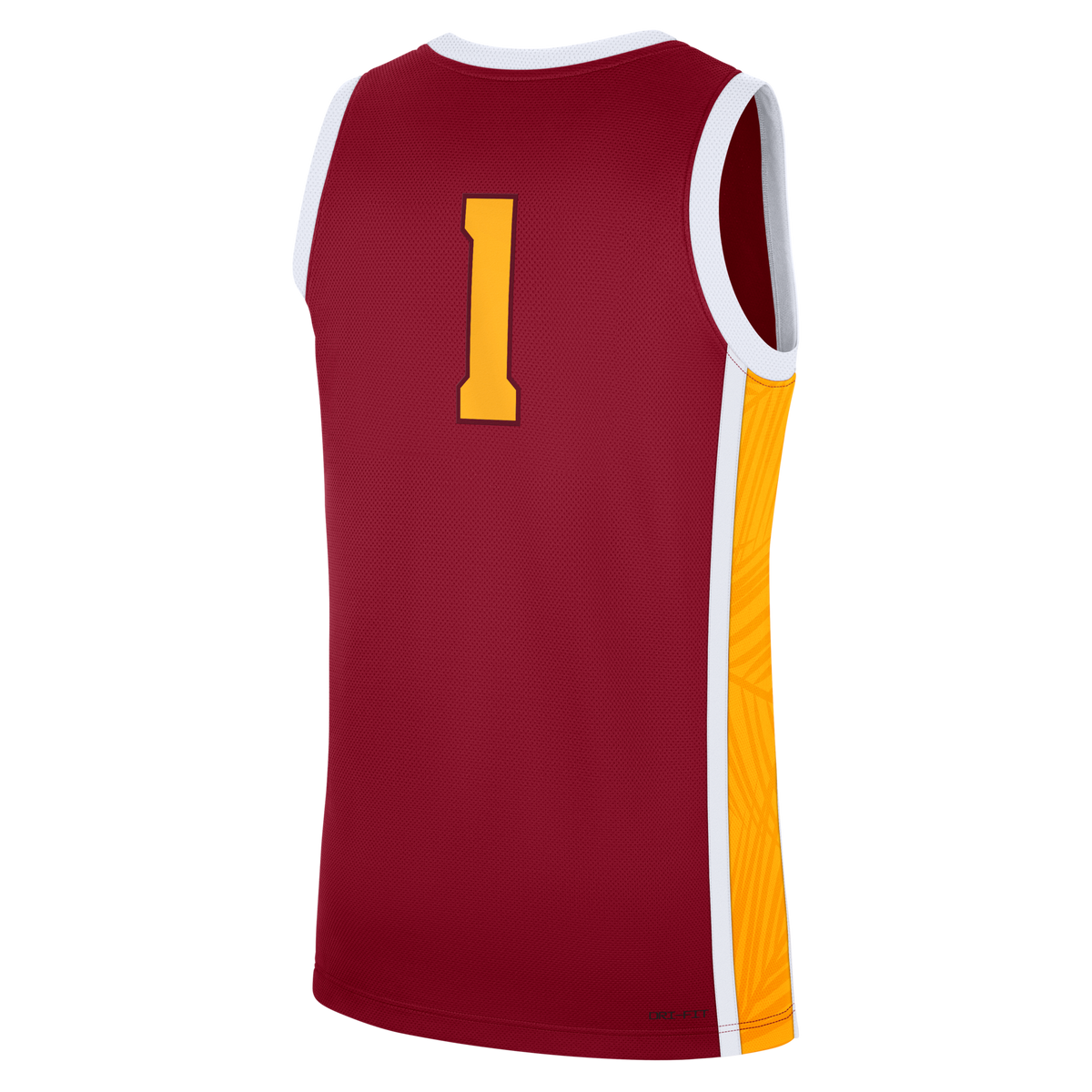 #1 USC Trojans Road Replica Basketball Jersey - Cardinal