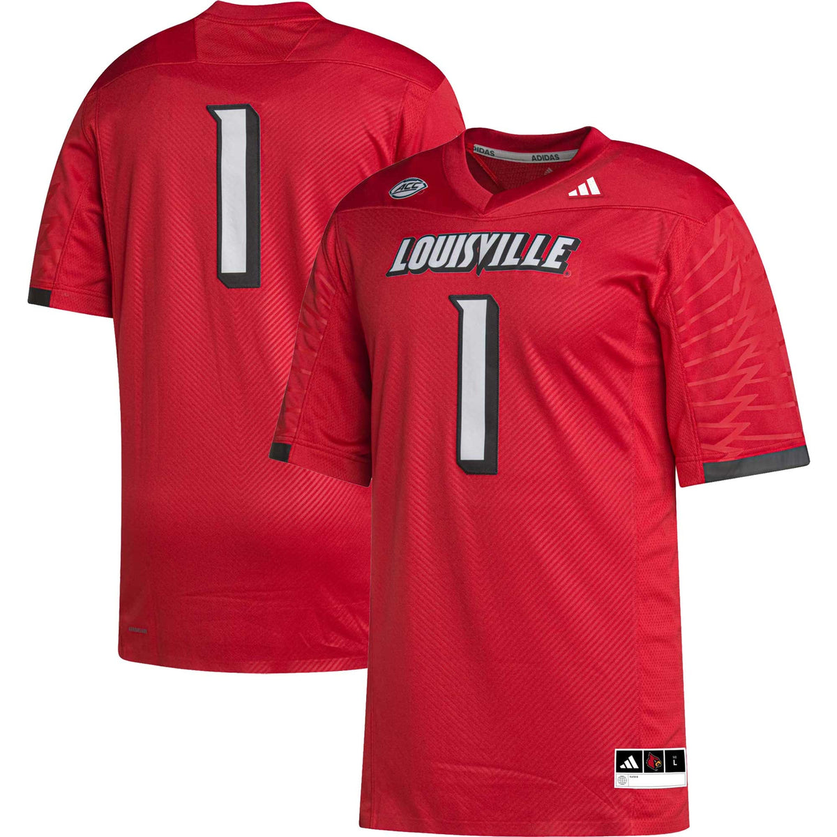 #1 Louisville Cardinals Premier Football Jersey - Cardinal