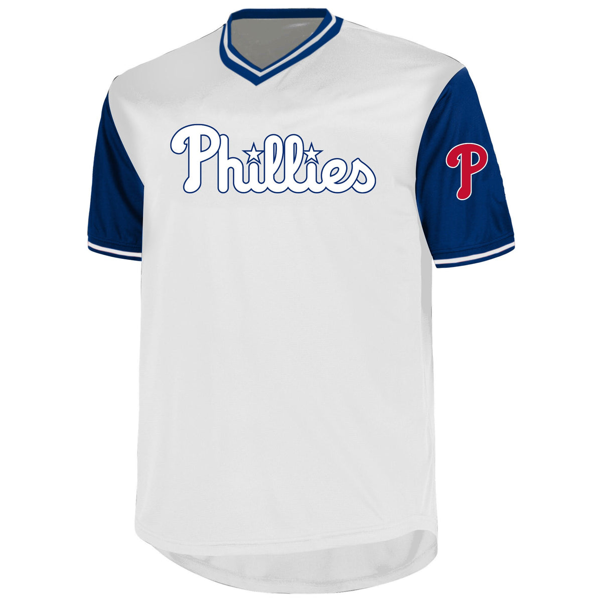 Philadelphia Phillies Bryce Harper Profile White Big & Tall Name & Number Jersey