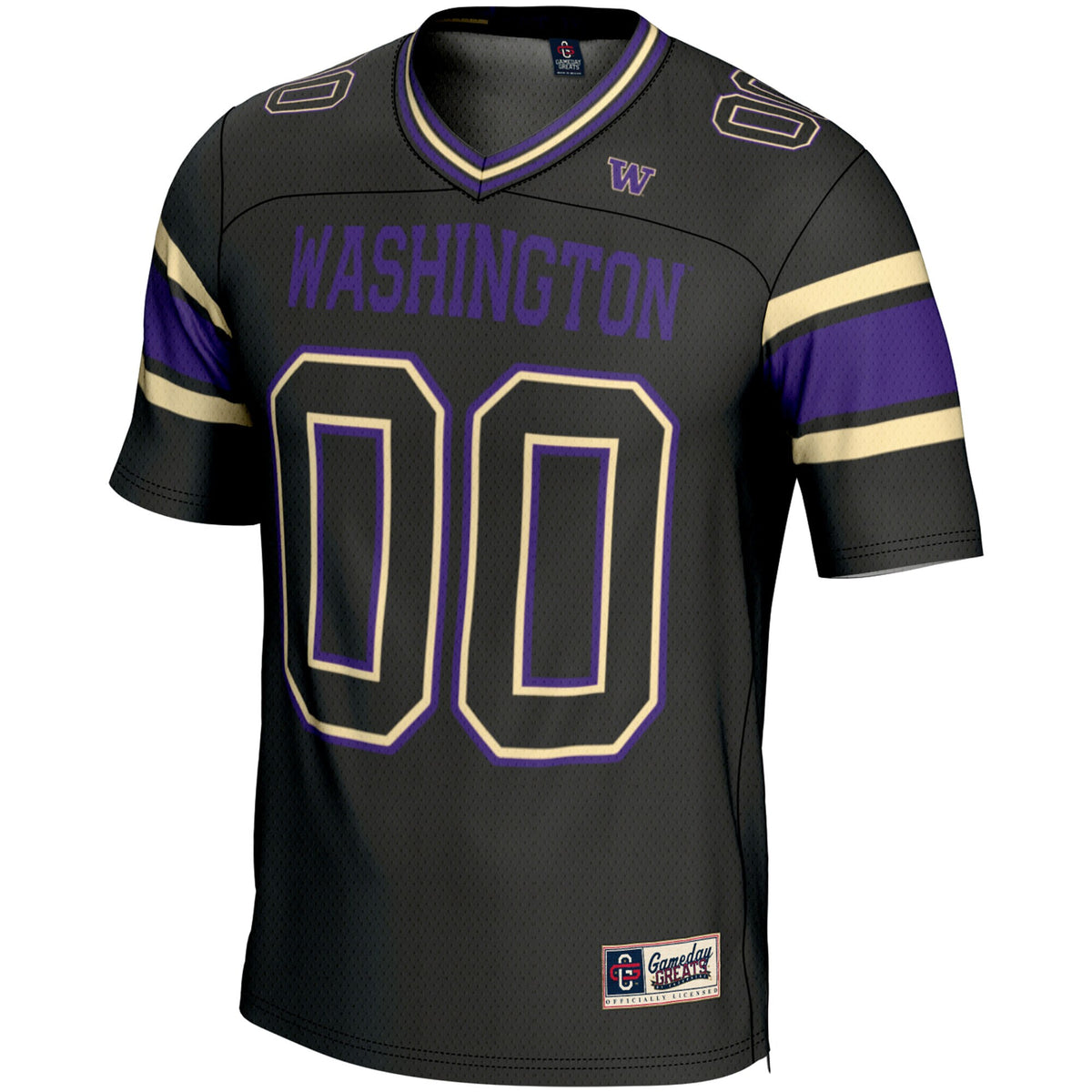 Washington Huskies GameDay Greats NIL Pick-A-Player Football Jersey - Black