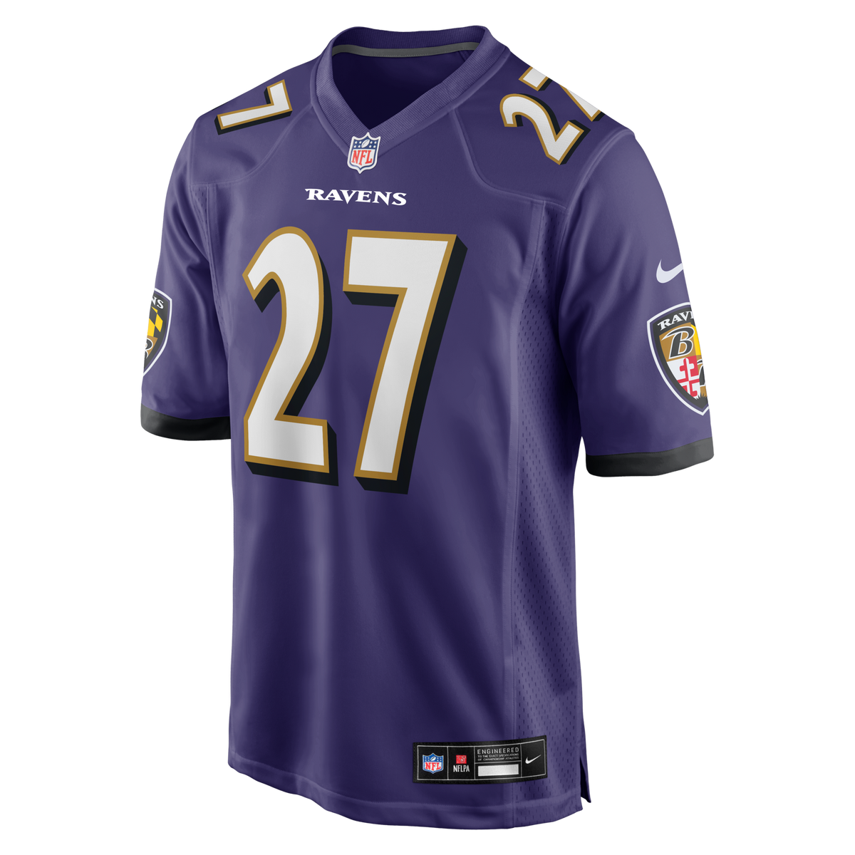 Baltimore Ravens T.J. Tampa Purple Team Game Jersey