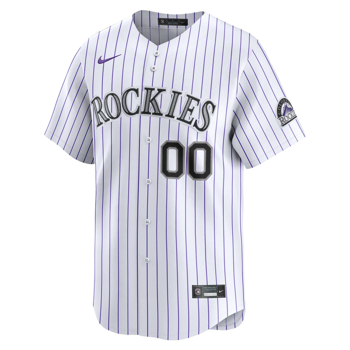 Colorado Rockies White Home Limited Pick-A-Player Retired Roster Jersey