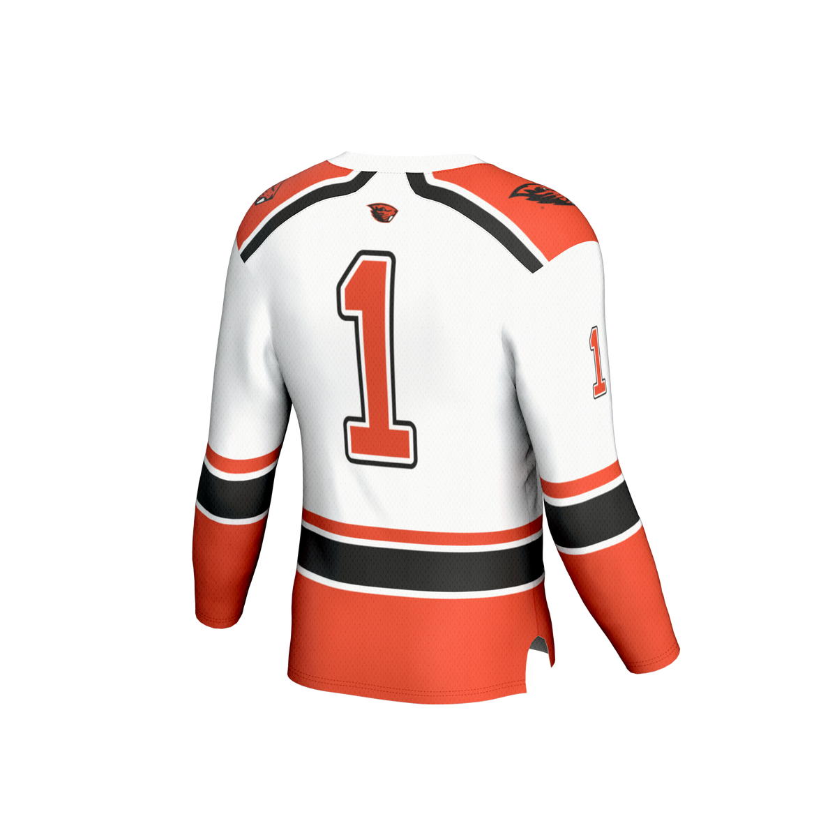 #1 Oregon State Beavers GameDay Greats Lightweight Hockey Fashion Jersey - White