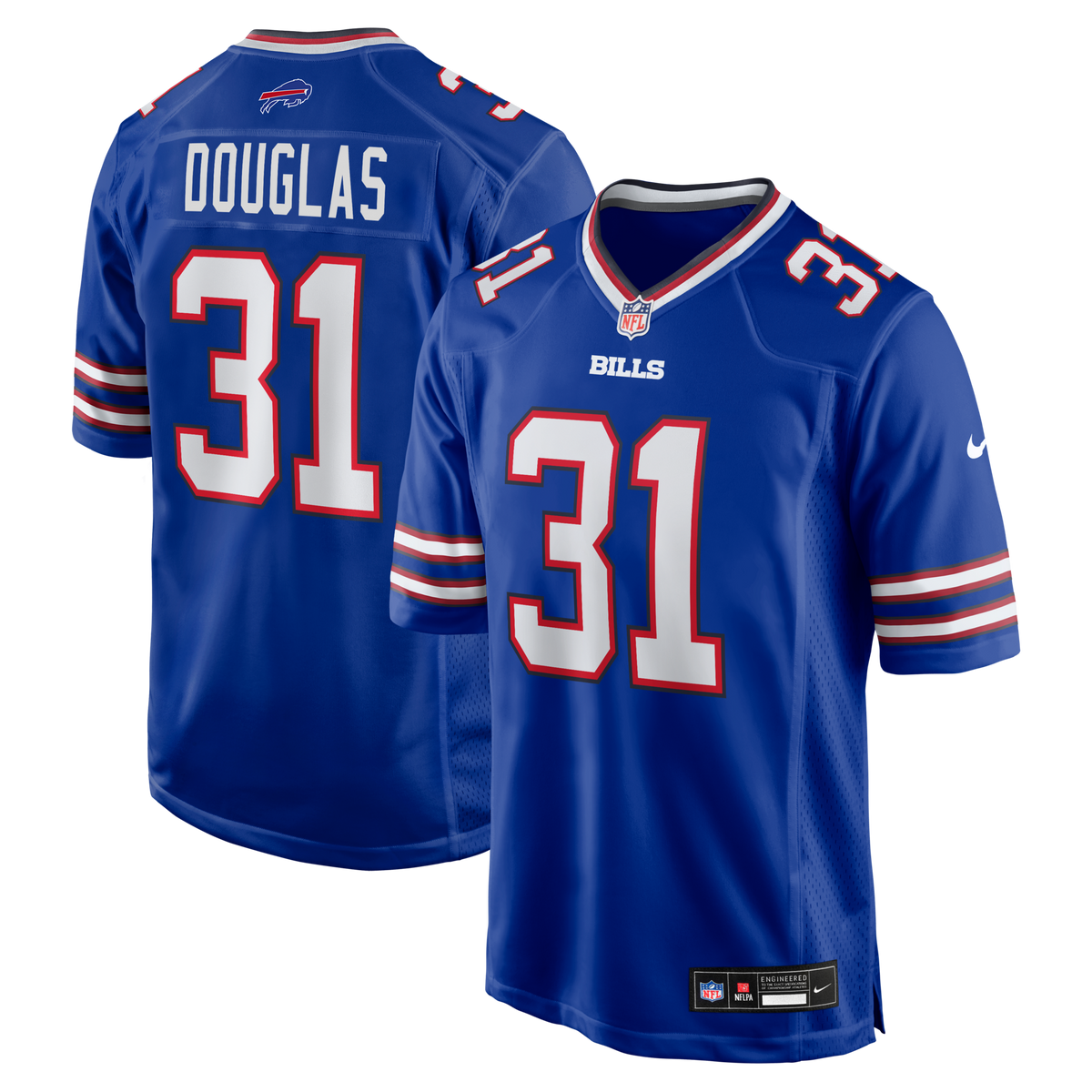 Buffalo Bills Rasul Douglas Royal Game Jersey