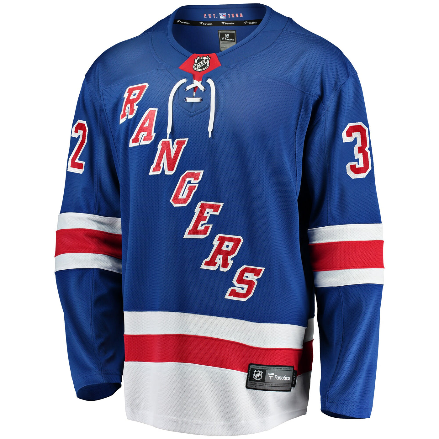 New York Rangers Jonathan Quick Fanatics Blue Home Breakaway Jersey
