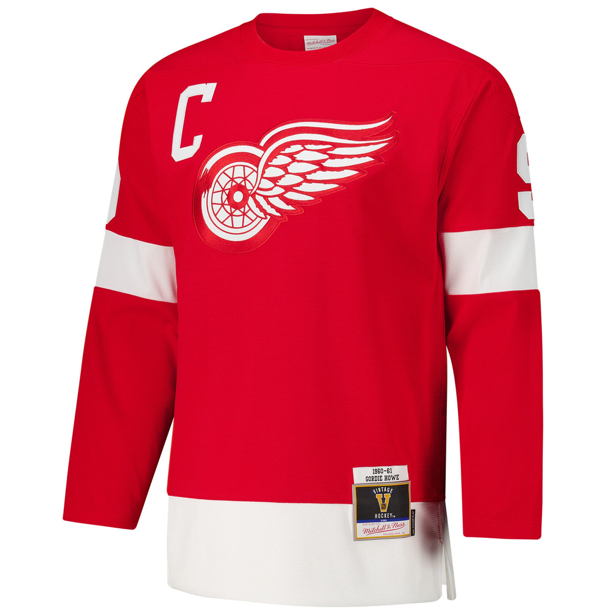 Detroit Red Wings Gordie Howe Red 1960-61 Power Play Jersey