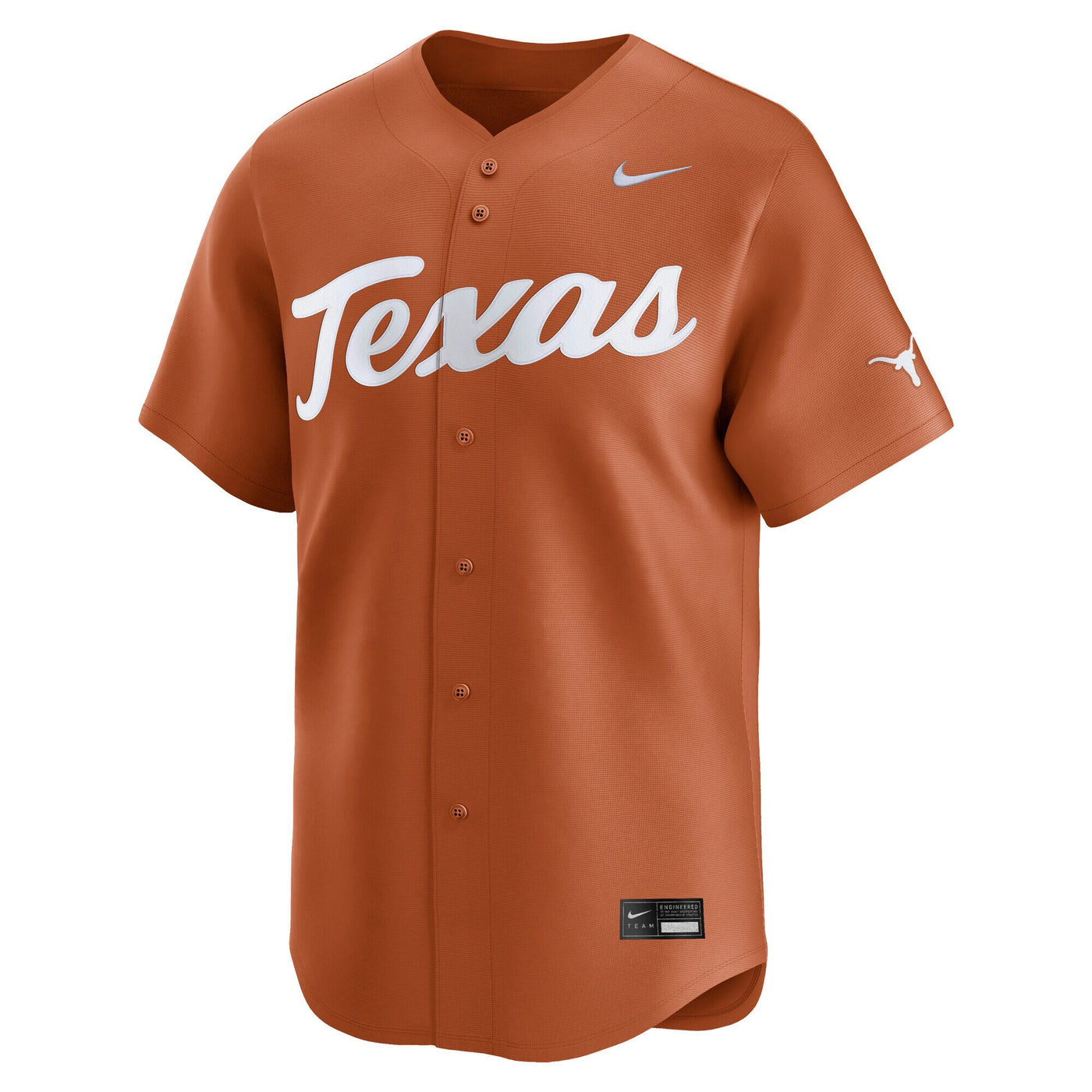 Nike Texas Orange Texas Longhorns Baseball Limited Jersey