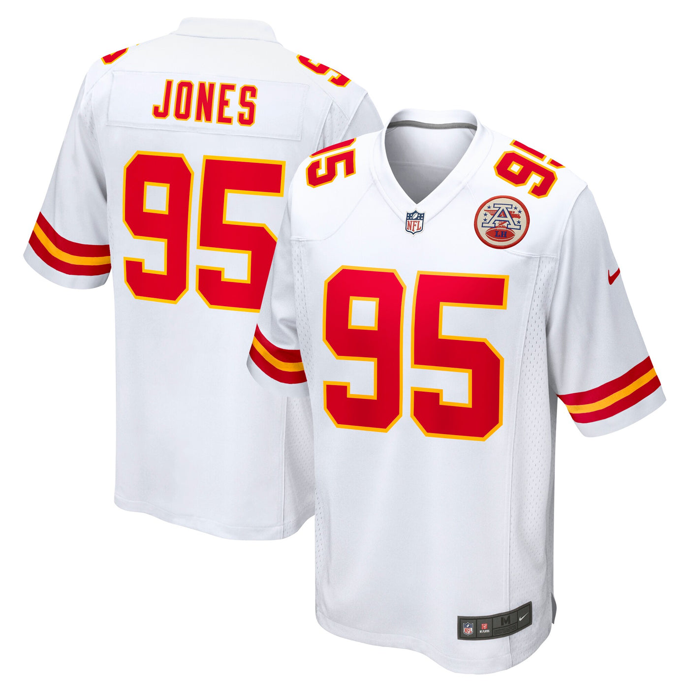 Kansas City Chiefs Chris Jones Nike White Game Jersey