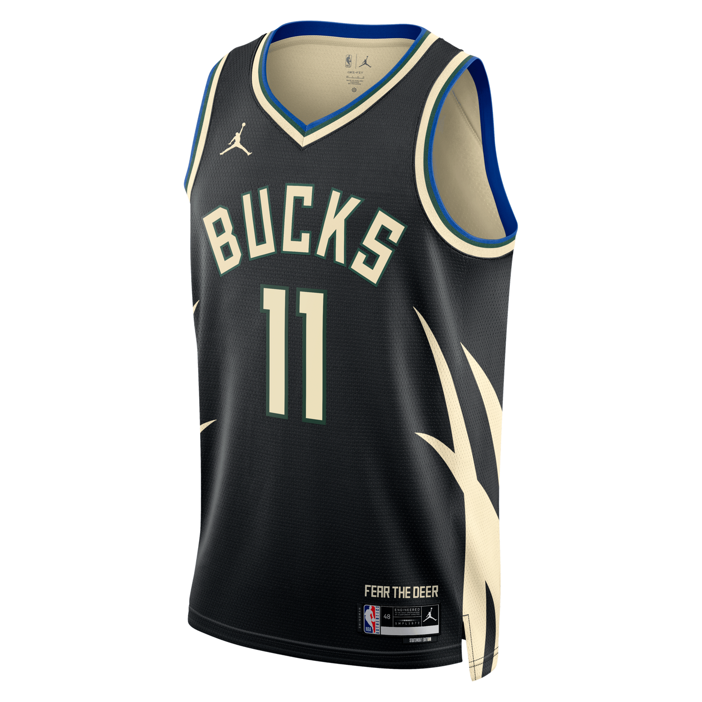 Milwaukee Bucks Jordan Brand Statement Edition Swingman Jersey - Hunter Green - Tyler Herro