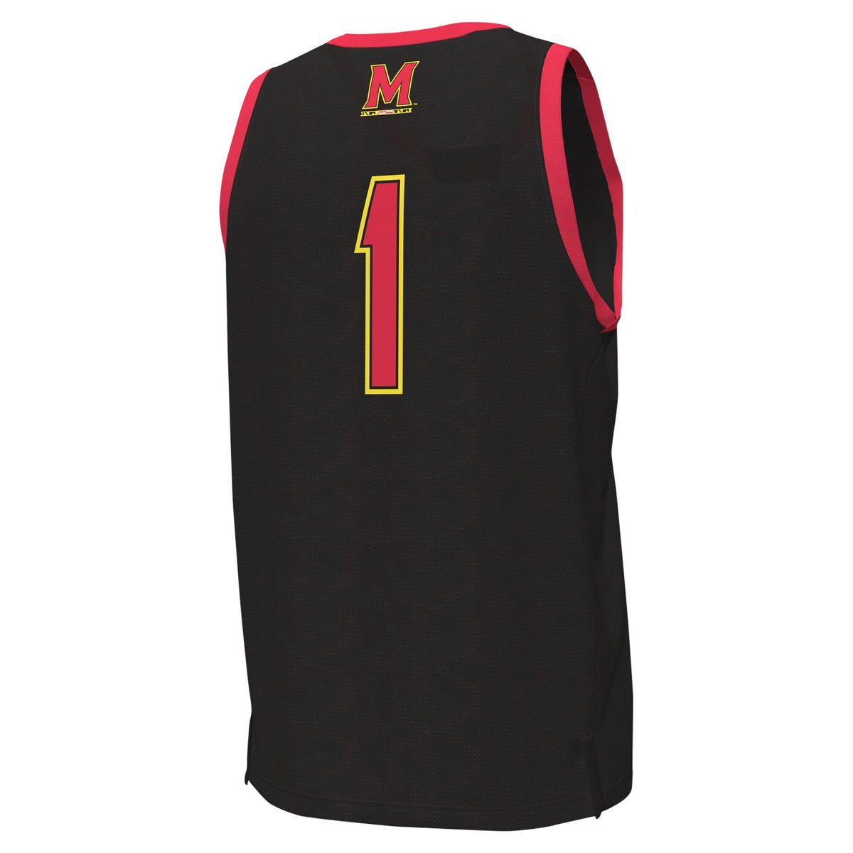 #1 Maryland Terrapins Under Armour Replica Basketball Jersey - Black
