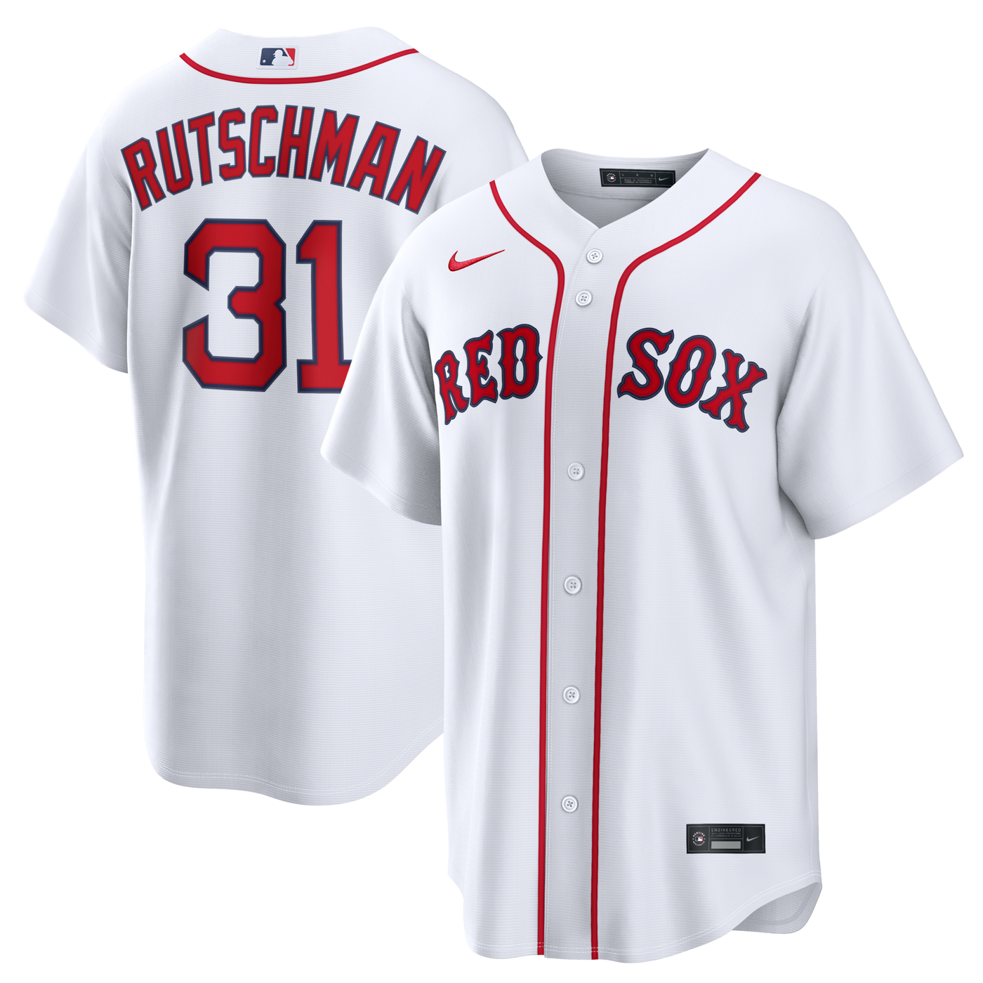 Boston Red Sox Adley Rutschman Nike White Home Replica Jersey