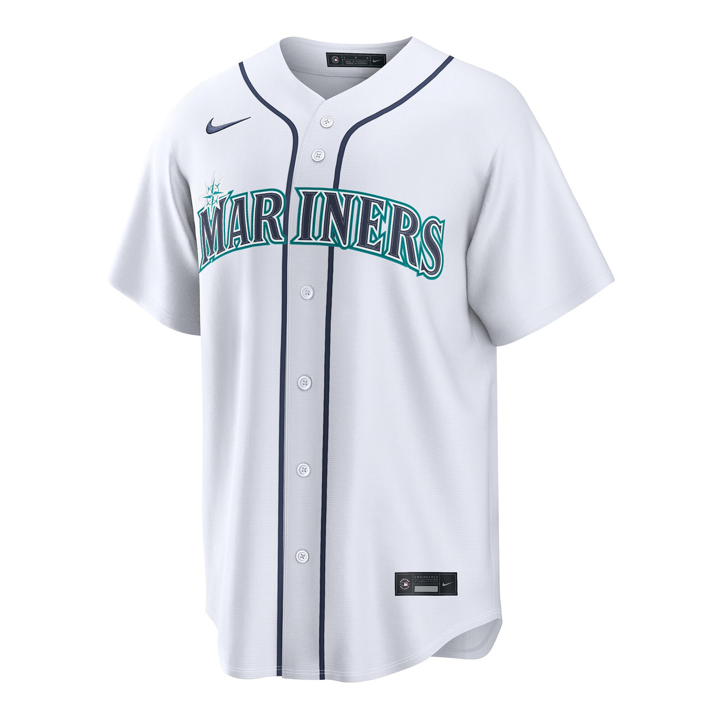 Seattle Mariners Logan Gilbert Nike White Home Replica Jersey