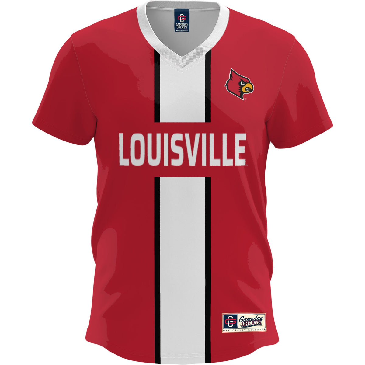 Louisville Cardinals GameDay Greats Lightweight Soccer Fashion Jersey - Red