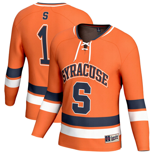 GameDay Greats Orange Syracuse Orange Lightweight Hockey Fashion Jersey