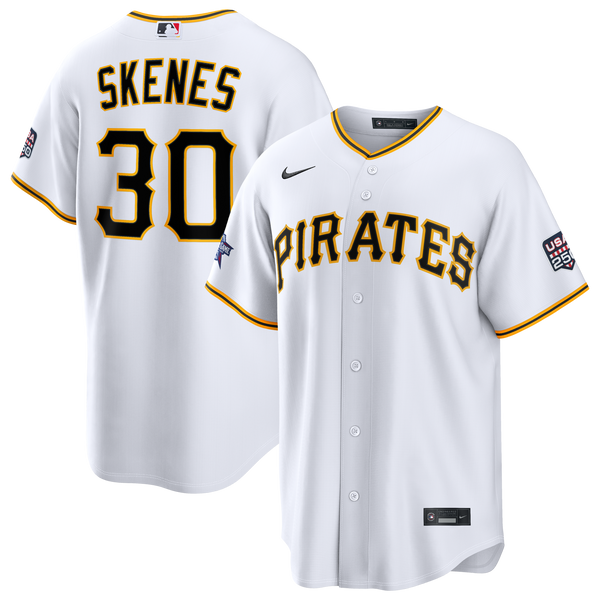 2026 All-Star Game Pittsburgh Pirates Paul Skenes Nike White Replica Jersey