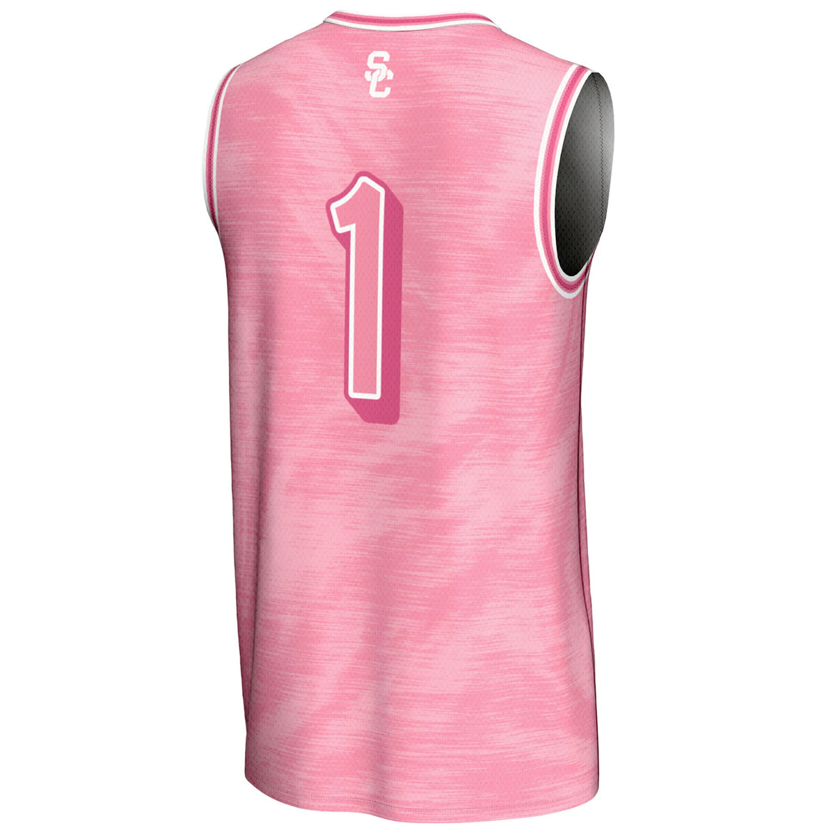 #1 USC Trojans GameDay Greats Lightweight Basketball Fashion Jersey - Pink