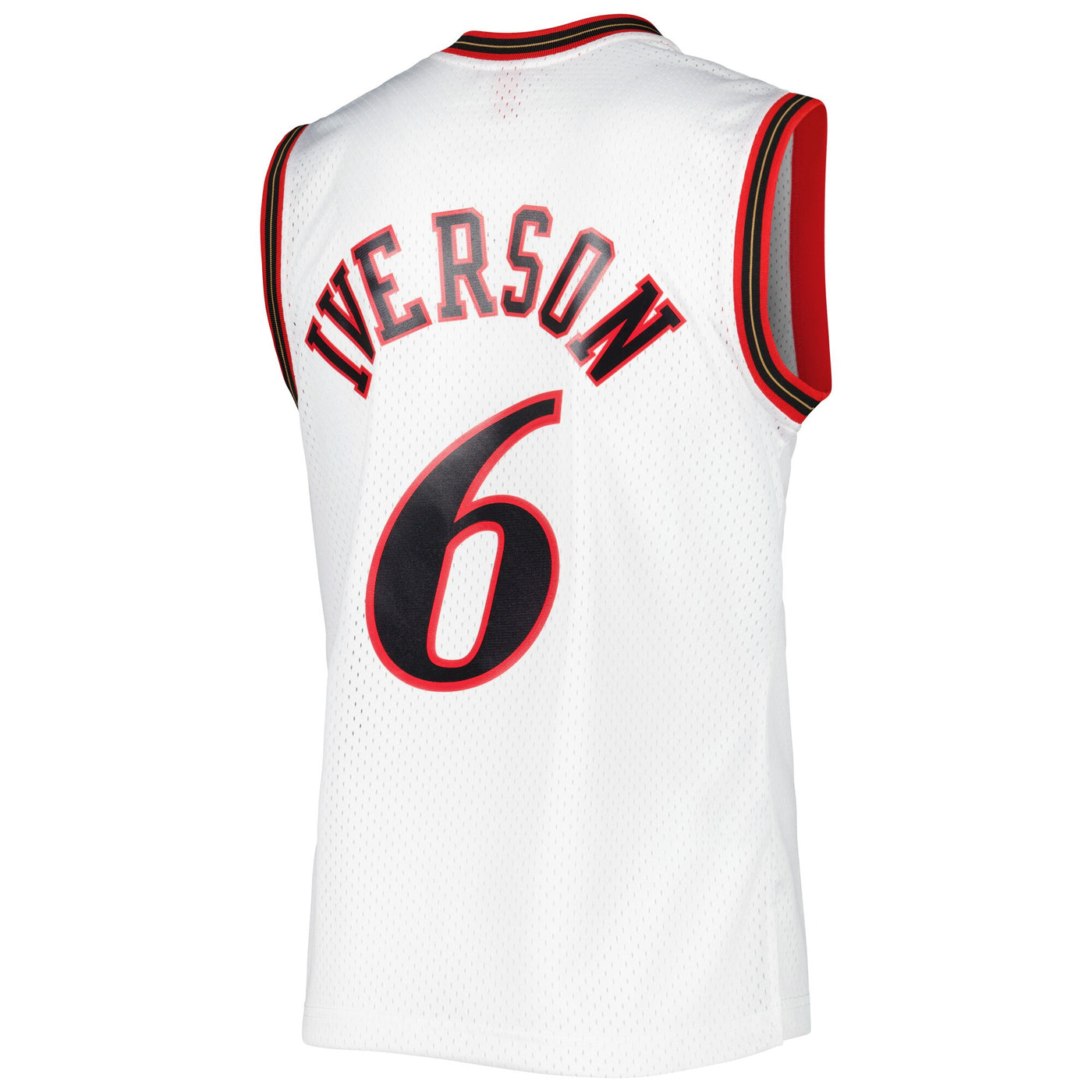 Mitchell & Ness Allen Iverson White Philadelphia 76ers 2002/03 Hardwood Classics Swingman Jersey
