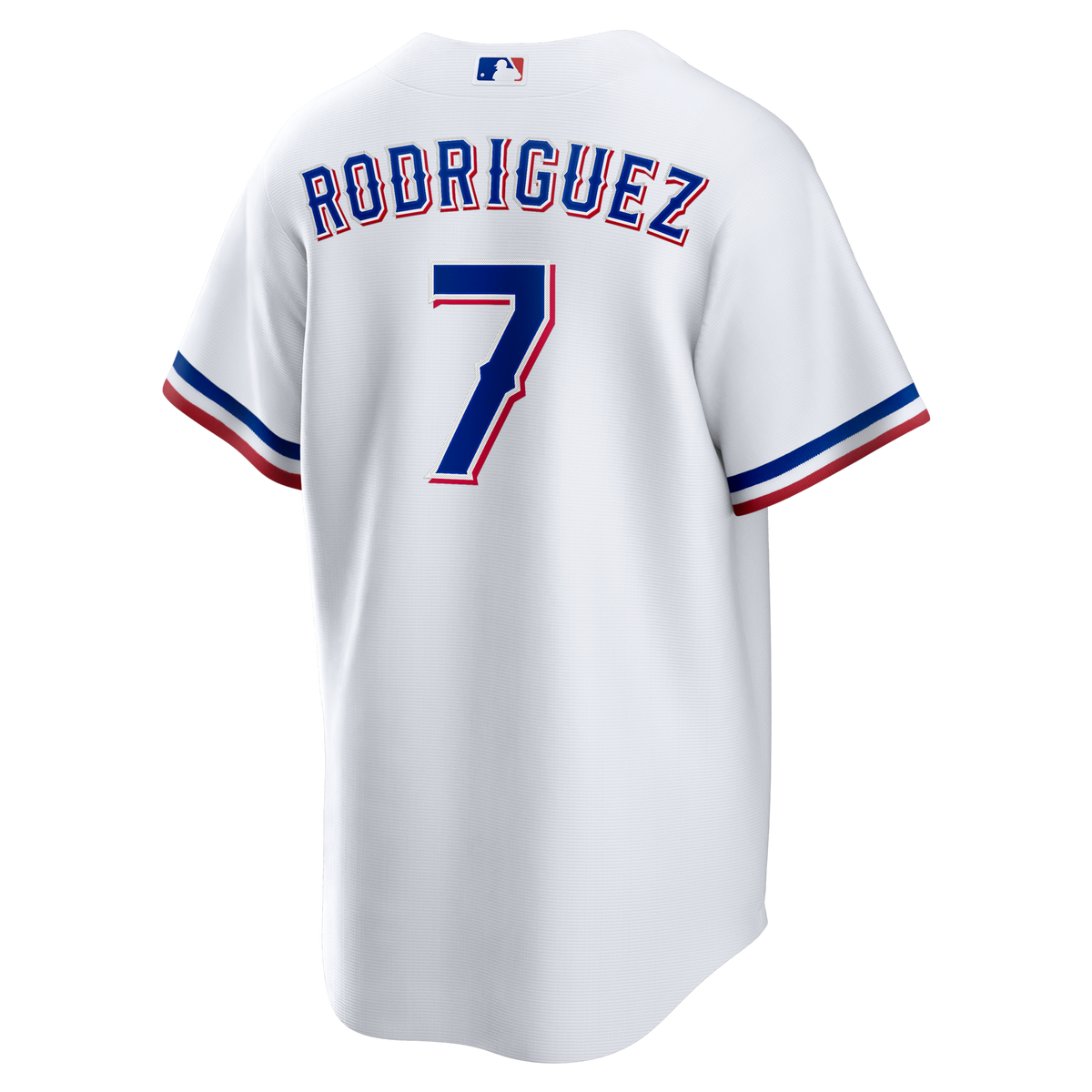 Texas Rangers Ivan Rodriguez White Home Retired Player Replica Jersey