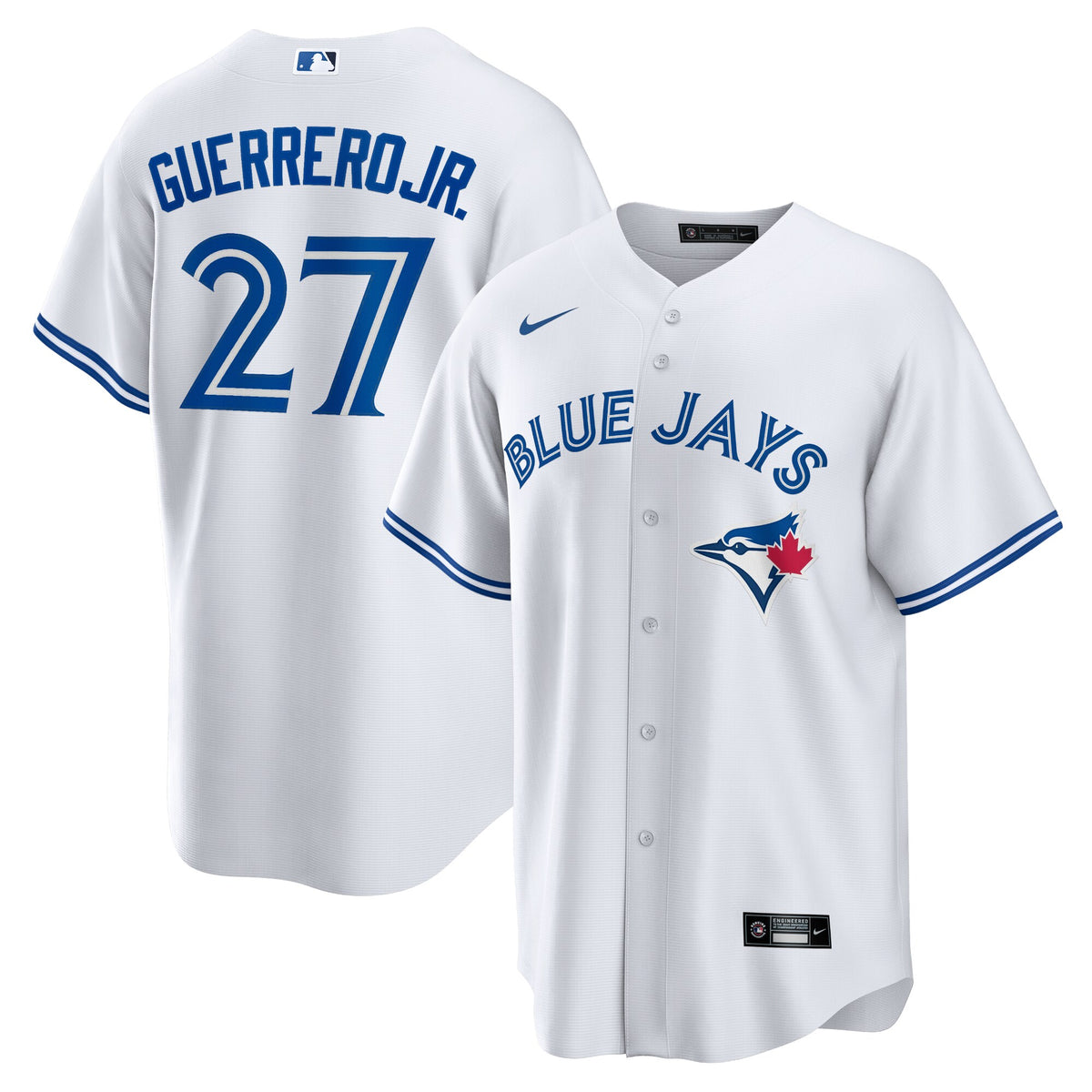 Toronto Blue Jays Vladimir Guerrero Jr. White Home Replica Player Name Jersey