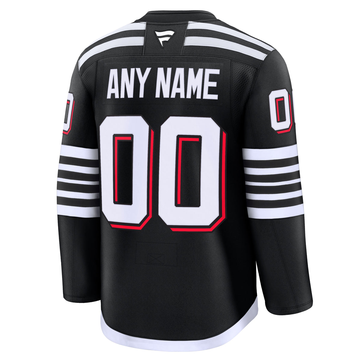 New Jersey Devils Fanatics Black Alternate Premium Custom Jersey